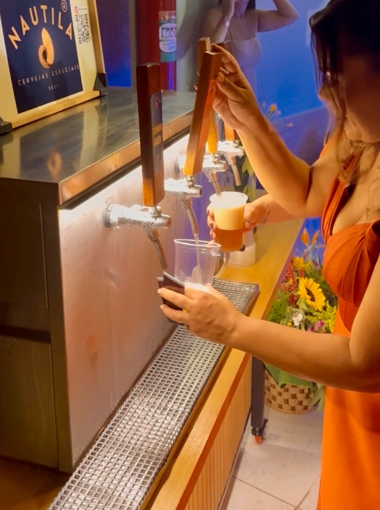 Bar de chope Nautila montado em evento