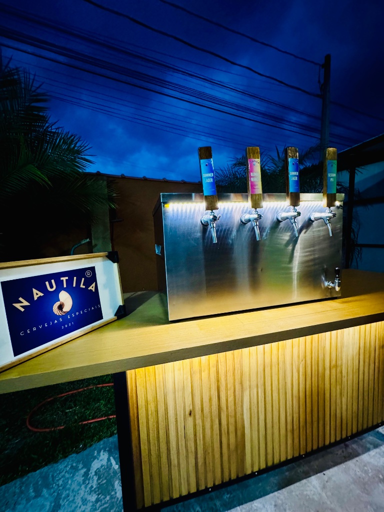 Ambientação do bar Nautila em celebração
